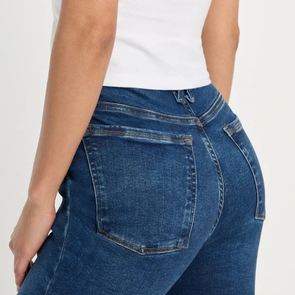 Good American Power Stretch Pull-on Skinny Jeans SZ 2/Medium NWT - Picture 4 of 10